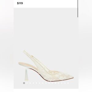 Betsy Johnson Nikki Heels, size 9.0, ivory color.Worn once for engagement photos